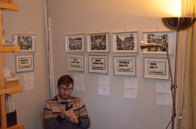 London Market Lino Prints by Katie Moritz