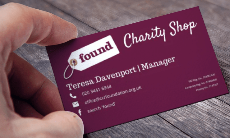 'Found' Business Card by the Joy Factory