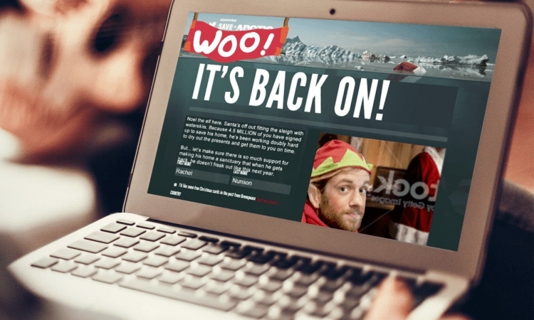 Christmas Campaign for Greenpeace