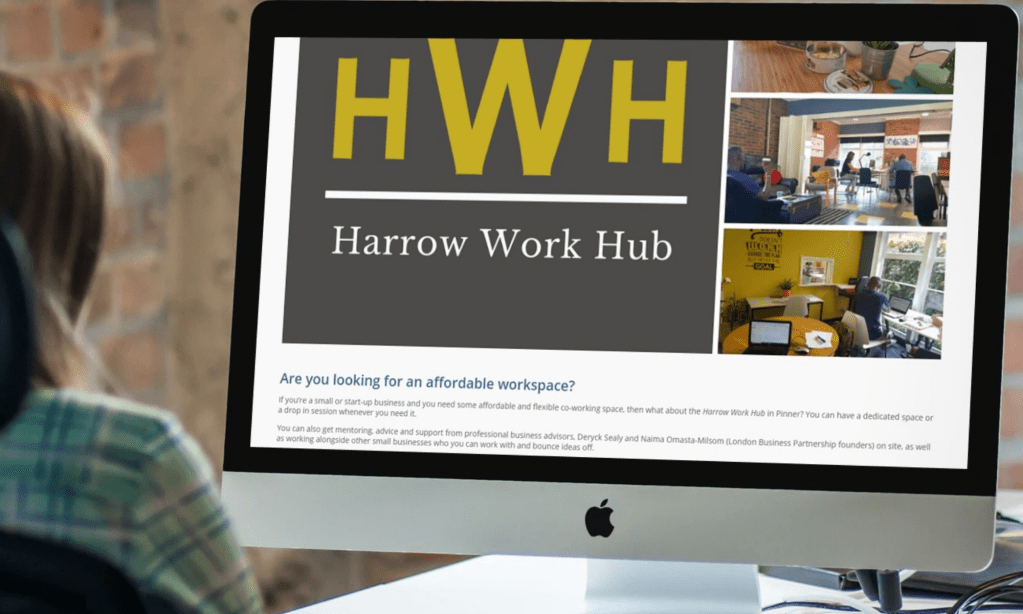 'Harrow Work Hub' Brand Identity