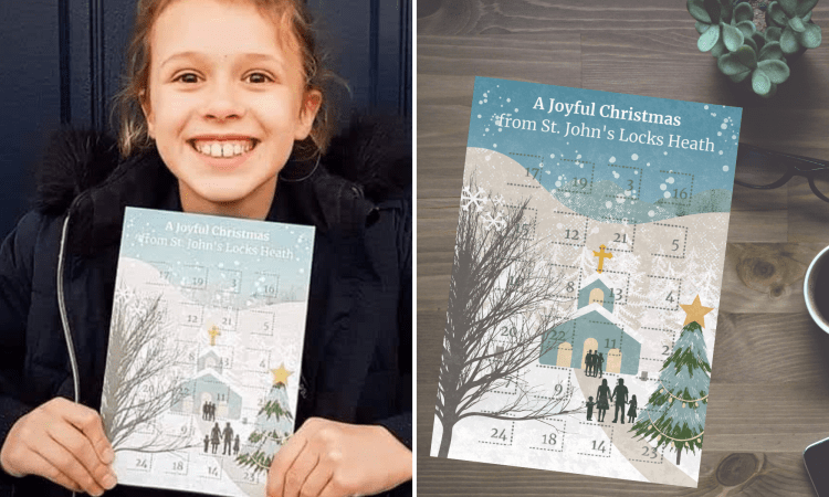 St John's Locks Heath 2020 Christmas Card