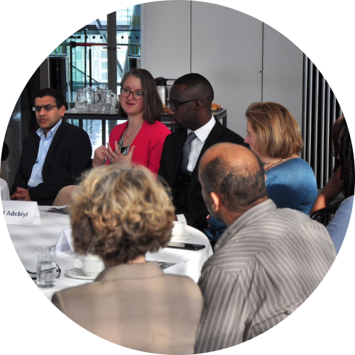 Katie at the City of London Roundtable for Diverse Entrepreneurship