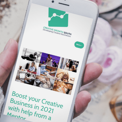 'Creative Growth South' Website and Brand Identity